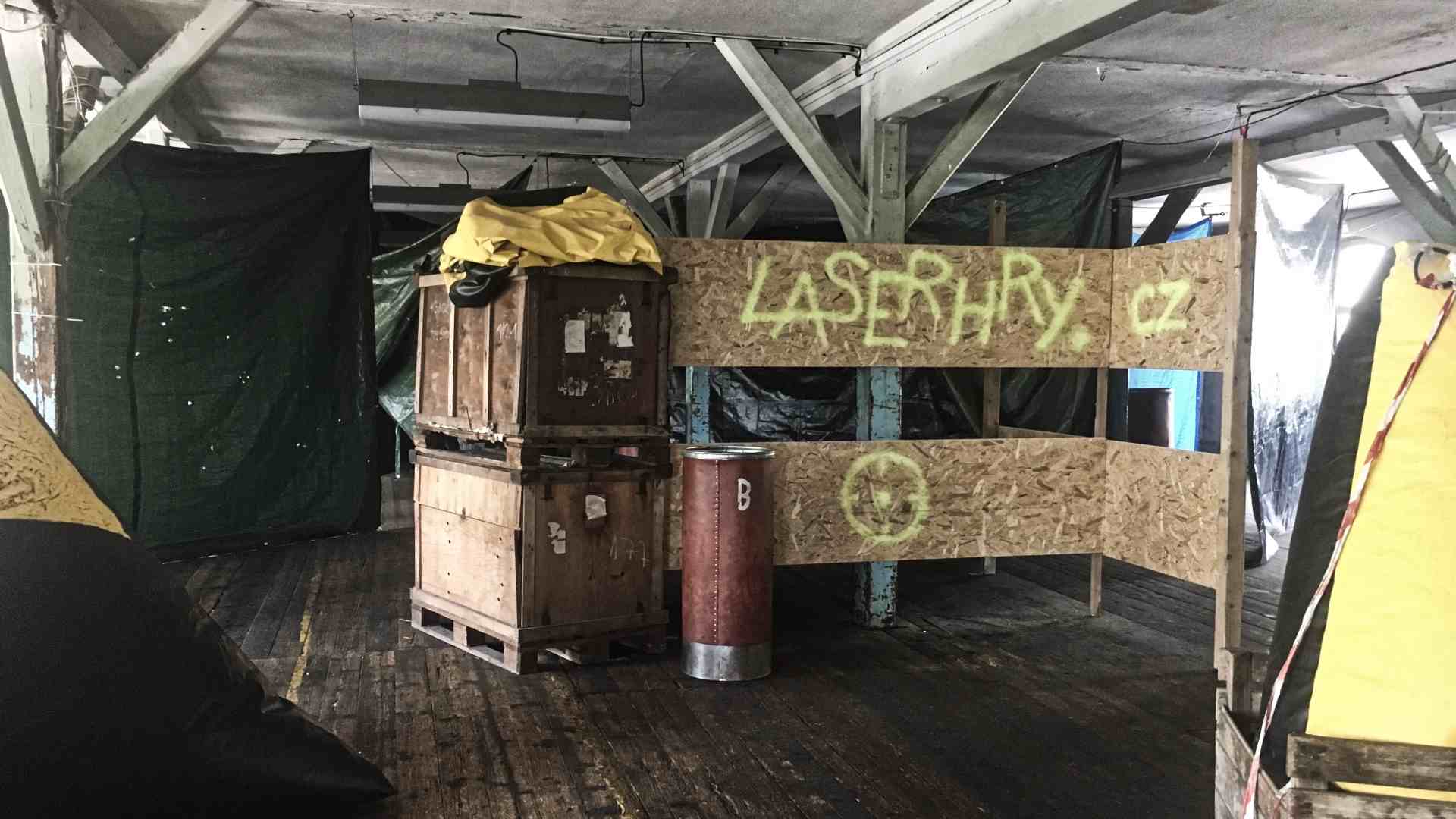 Indoor Laserhry.cz laser tag arena in Liberec