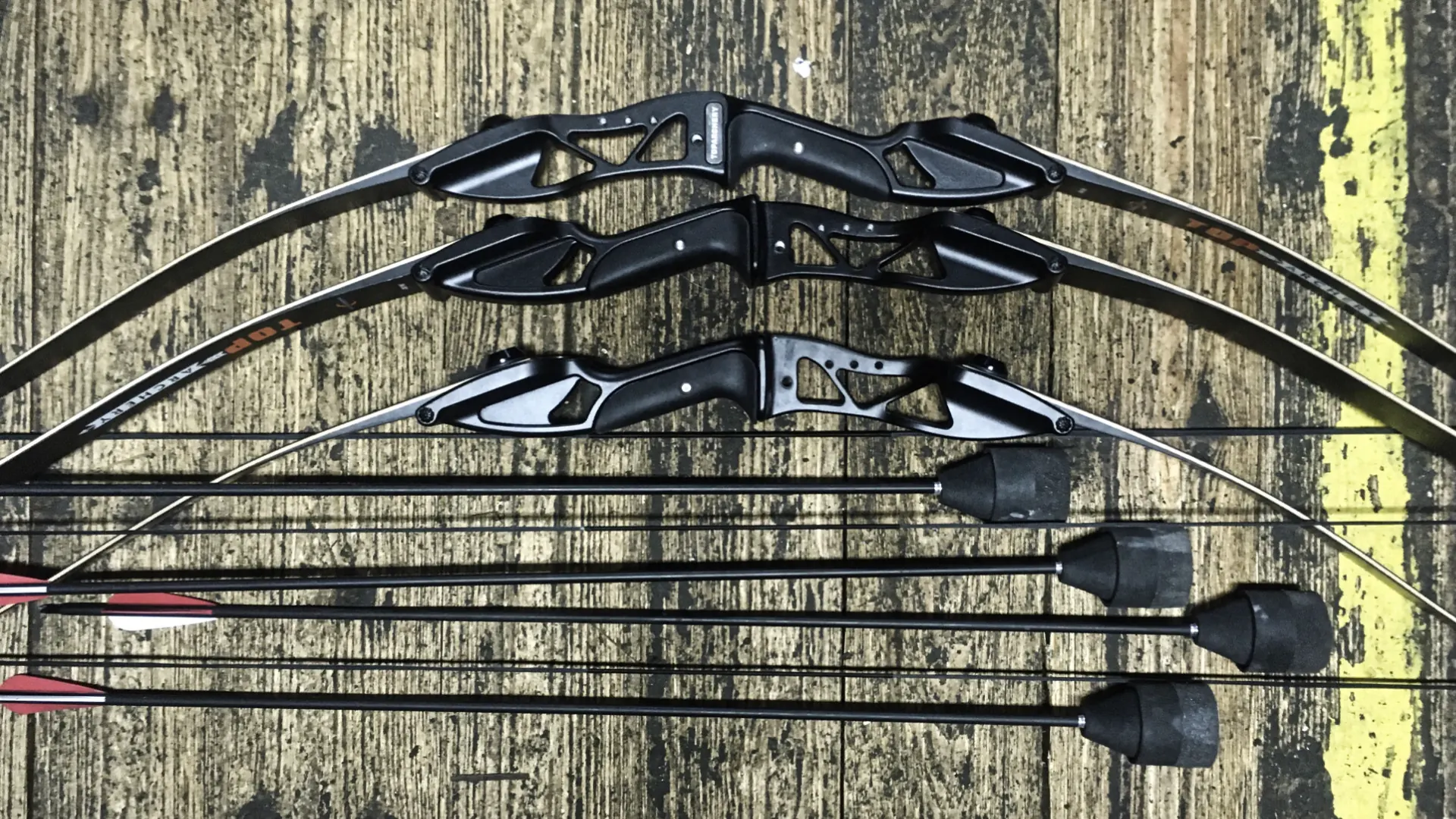 Bows and safe foam-tipped arrows for Archery Tag